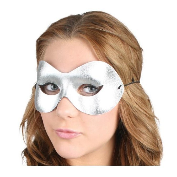 Cat Eye Silver Women's Masquerade Mask - Jokers Costume Mega Store