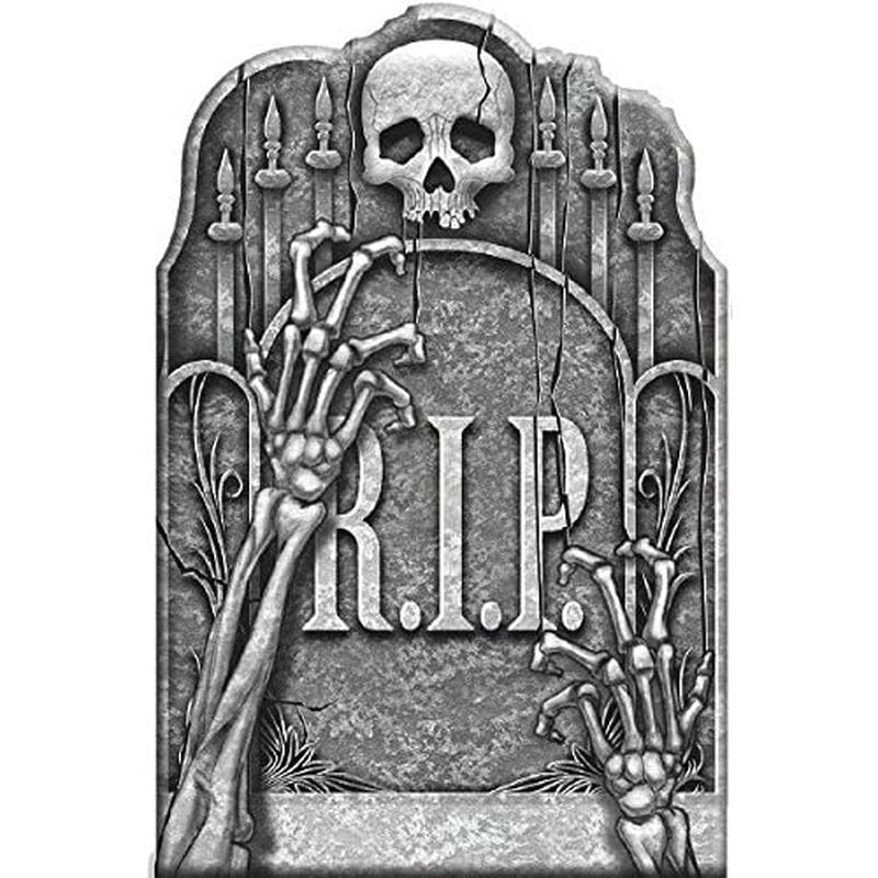 Cemetery Ghostly Arms Tombstone - Jokers Costume Mega Store