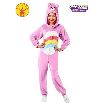 Cheer Bear Carebears Costume, Adult - Jokers Costume Mega Store
