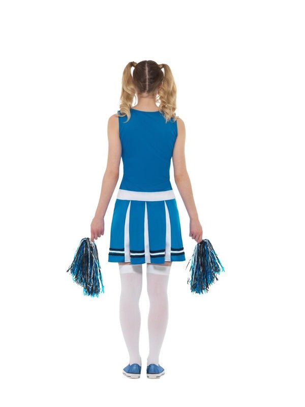 Cheerleader Costume, Blue - Jokers Costume Mega Store