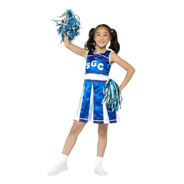Cheerleader Costume, Blue, Child - Jokers Costume Mega Store