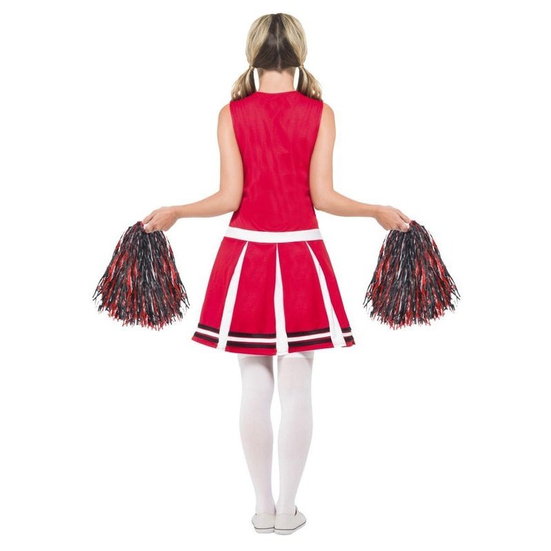 Cheerleader Costume, Red - Jokers Costume Mega Store