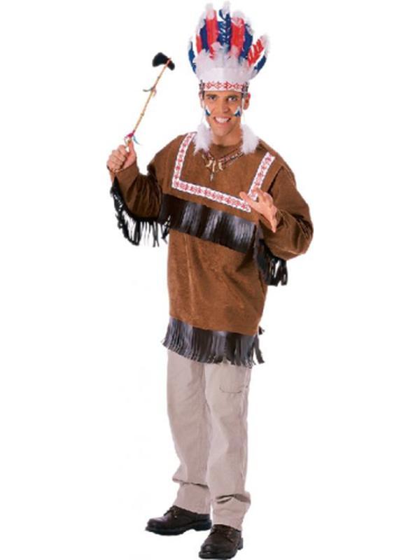 Cherokee Warrior Costume Size Std - Jokers Costume Mega Store