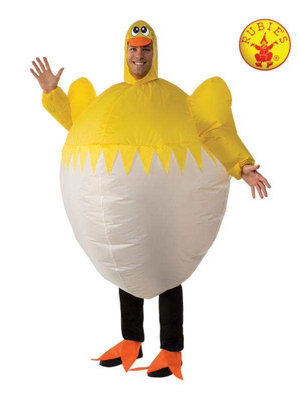 Chick Inflatable Costume Size Std - Jokers Costume Mega Store
