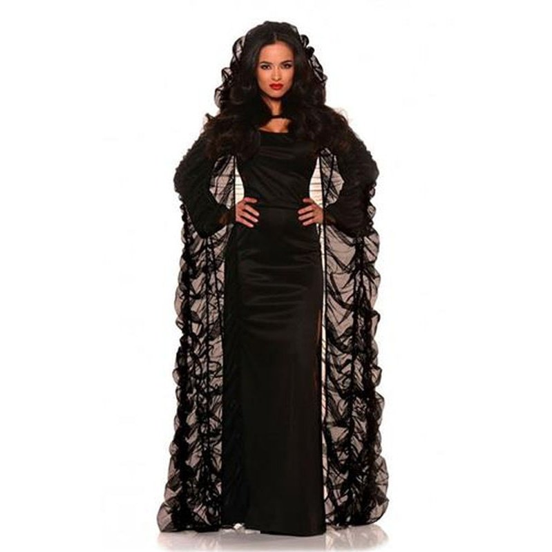 Chiffon Cape Black - Jokers Costume Mega Store