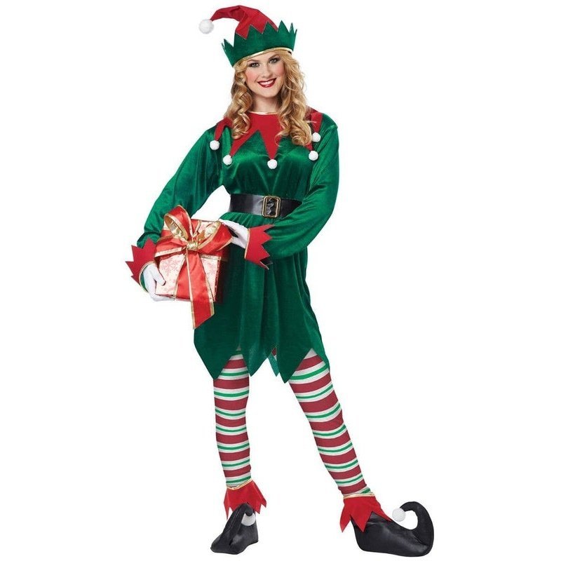 Christmas Elf Adults Costume - Jokers Costume Mega Store