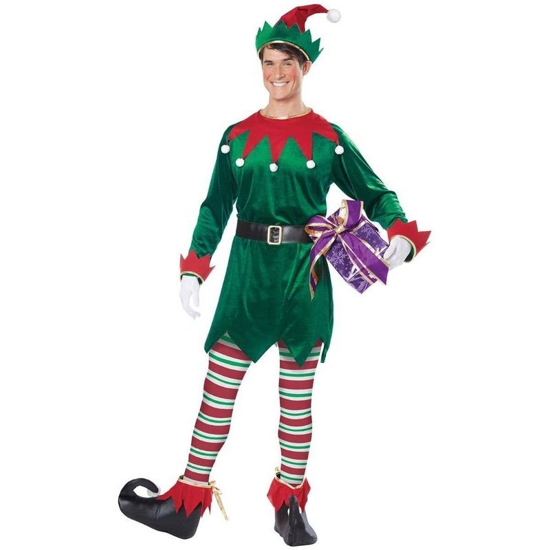 Christmas Elf Adults Costume - Jokers Costume Mega Store