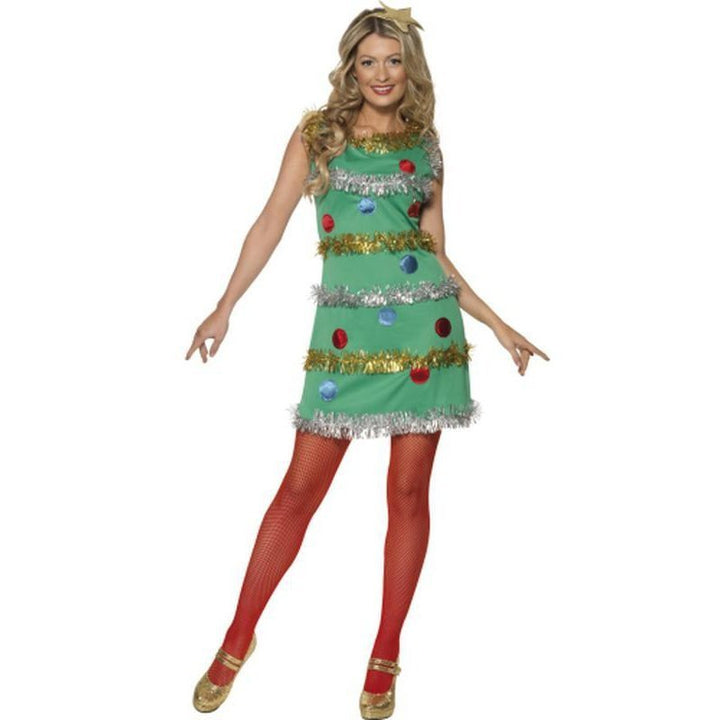 Christmas Tree Costume with Dress & Headband - Jokers Costume Mega Store