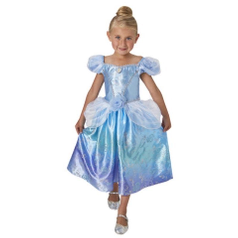 Cinderella Rainbow Deluxe Costume Size 3 5 - Jokers Costume Mega Store