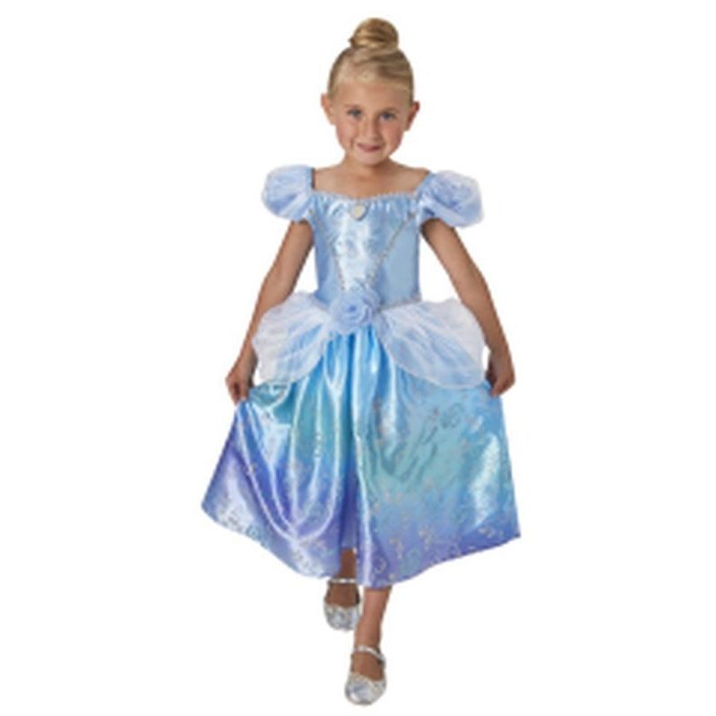 Cinderella Rainbow Deluxe Costume Size 3 5 - Jokers Costume Mega Store
