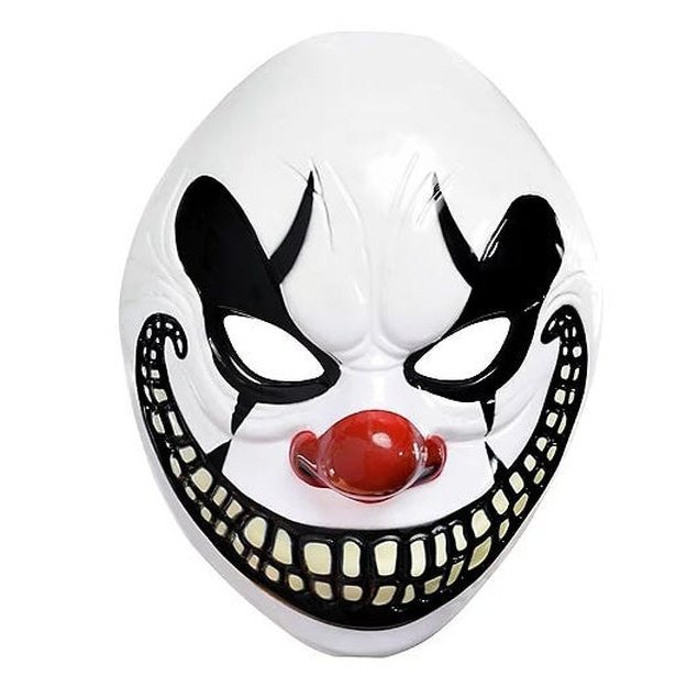 Circus Freakshow Clown Adults Mask - Jokers Costume Mega Store