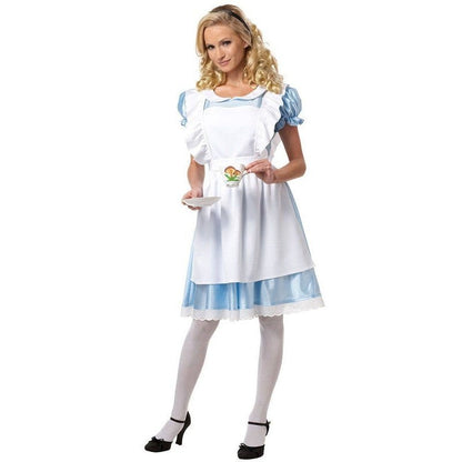 Classic Alice In Wonderland Women's Costume - Jokers Costume Mega Store