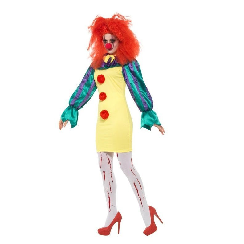 Classic Horror Clown Lady Costume - Jokers Costume Mega Store