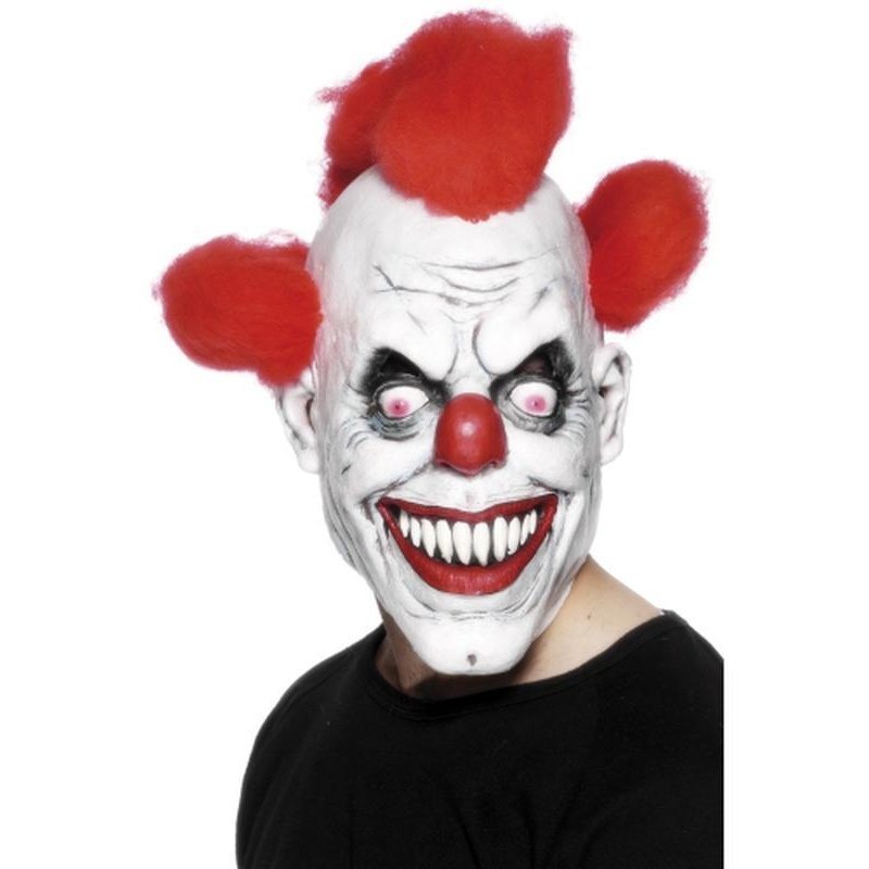 Clown 3/4 Mask - Jokers Costume Mega Store