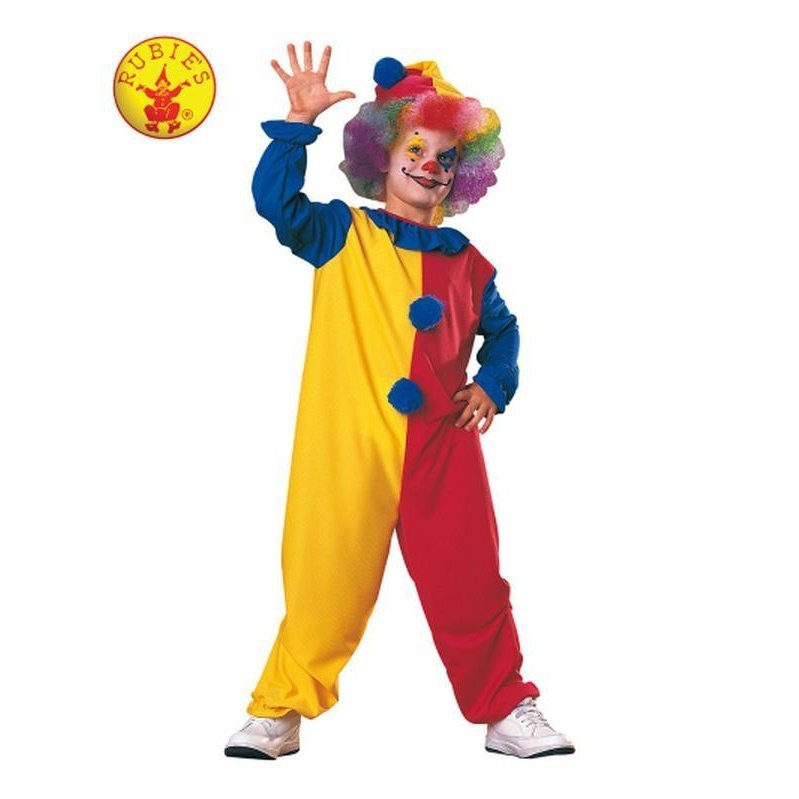 Clown Child Size 8 10 - Jokers Costume Mega Store