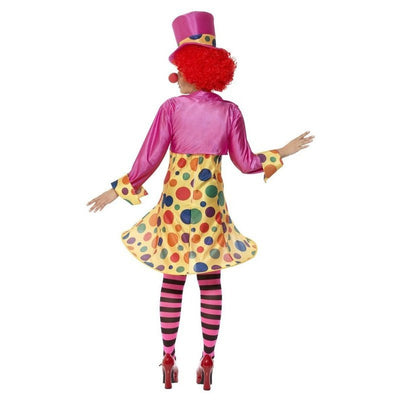 Clown Lady Costume, Multi-Coloured - Jokers Costume Mega Store
