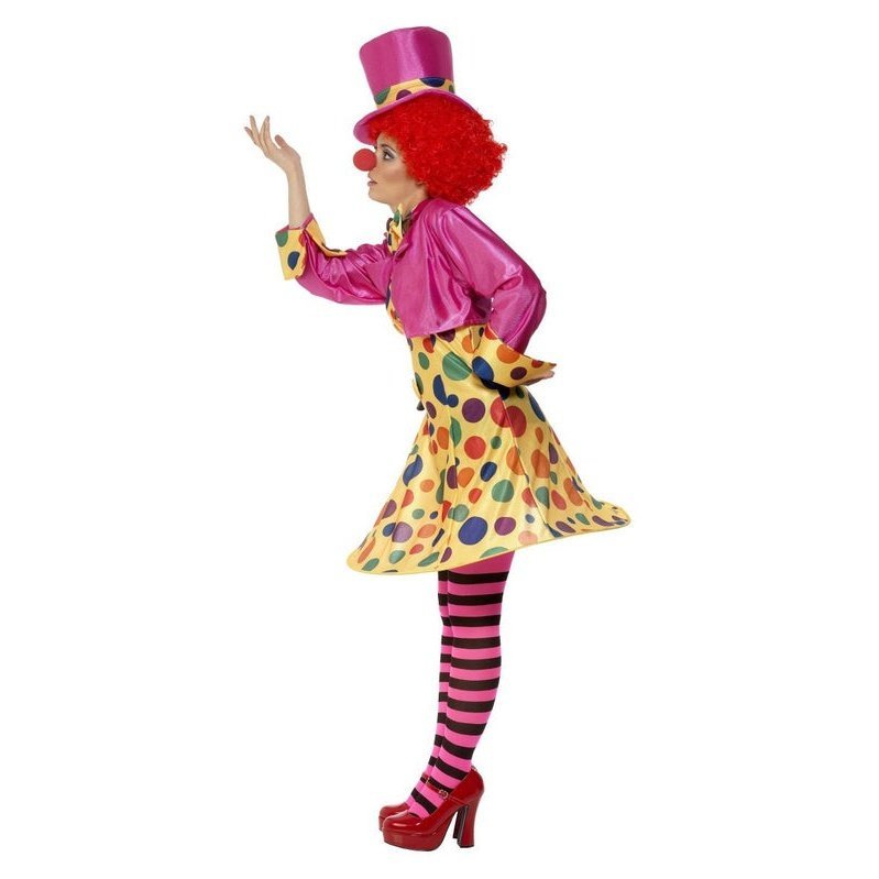 Clown Lady Costume, Multi-Coloured - Jokers Costume Mega Store