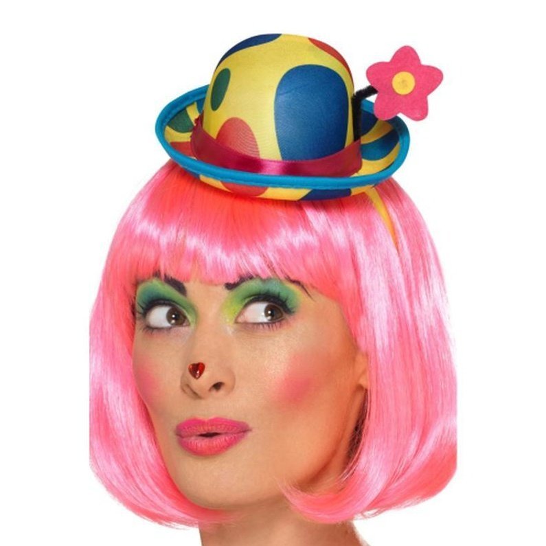 Clown Mini Hat Headband - Jokers Costume Mega Store
