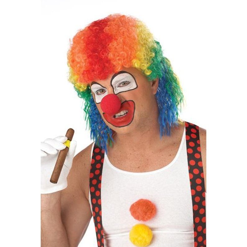 Clown Mullet Wig - Jokers Costume Mega Store