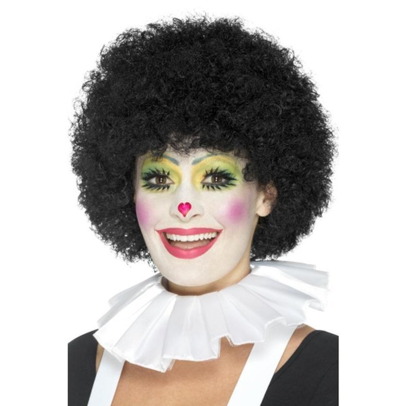 Clown Neck Ruffle White - Jokers Costume Mega Store