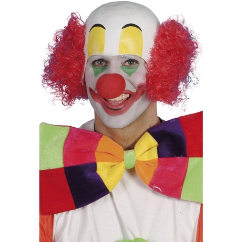 Clown Rubber Top Wig - Jokers Costume Mega Store