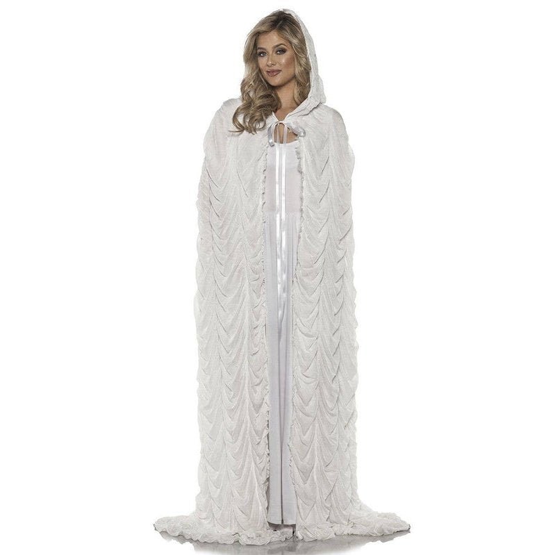 Coffin Cape White - Jokers Costume Mega Store