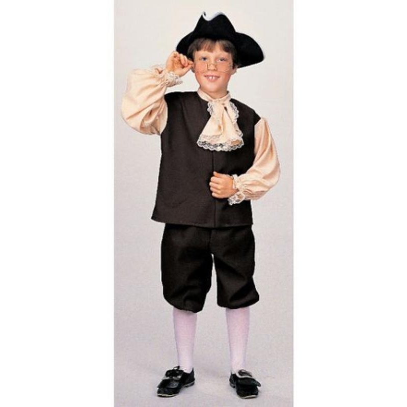 Colonial Boy Costume Size S. - Jokers Costume Mega Store