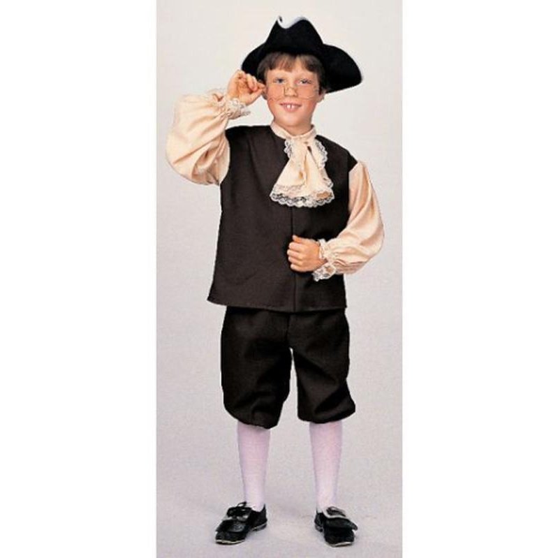 Colonial Boy Costume Size S. - Jokers Costume Mega Store