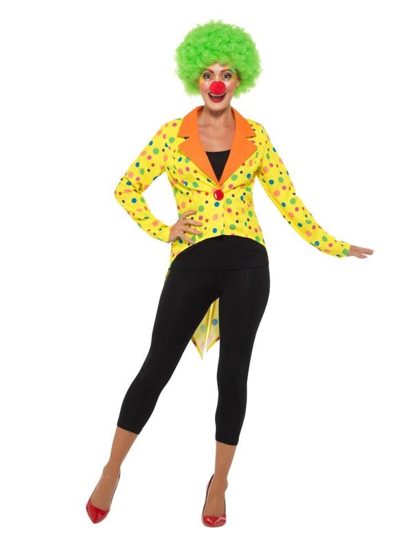 Colourful Clown Tailcoat Jacket - Jokers Costume Mega Store