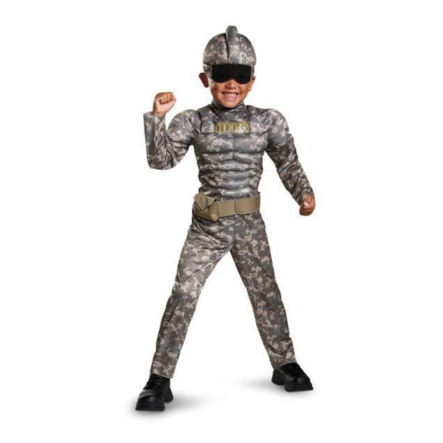 Combat Warrior Toddler Muscle Costume - Jokers Costume Mega Store