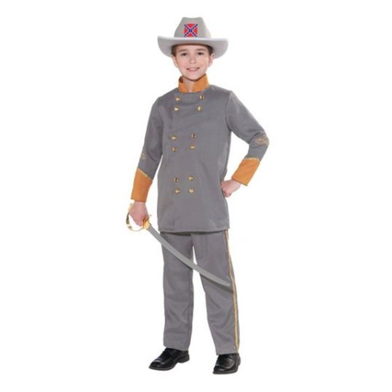 Confederate Officer Costume Size L - Jokers Costume Mega Store