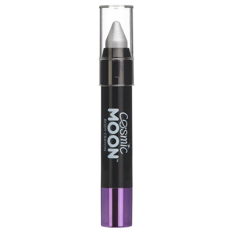 Cosmic Moon Metallic Body Crayon, Silver-Make up and Special FX-Jokers Costume Mega Store