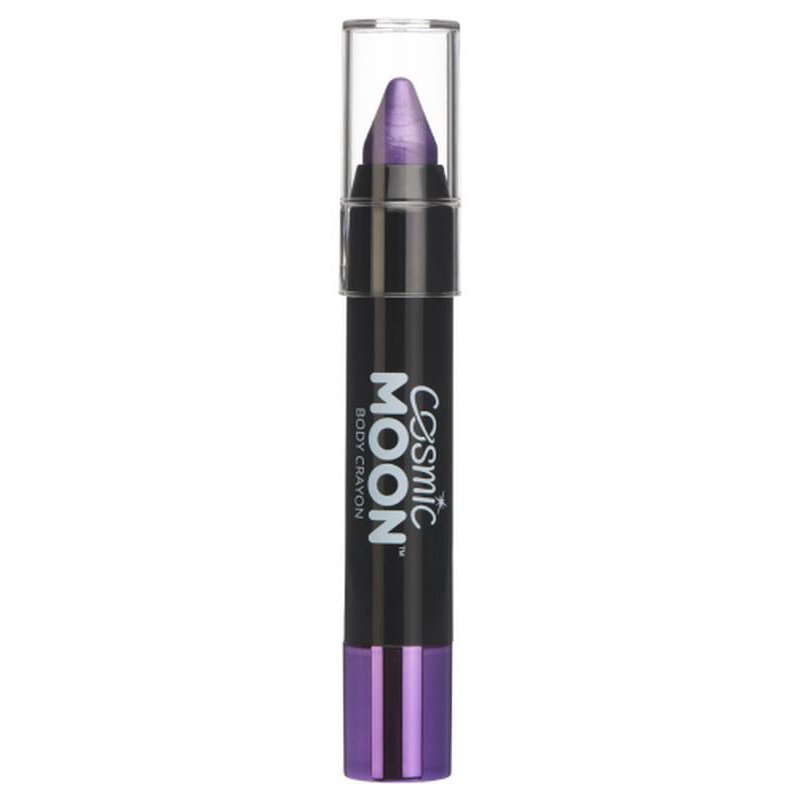 Cosmic Moon Metallic Body Crayons, Purple-Make up and Special FX-Jokers Costume Mega Store