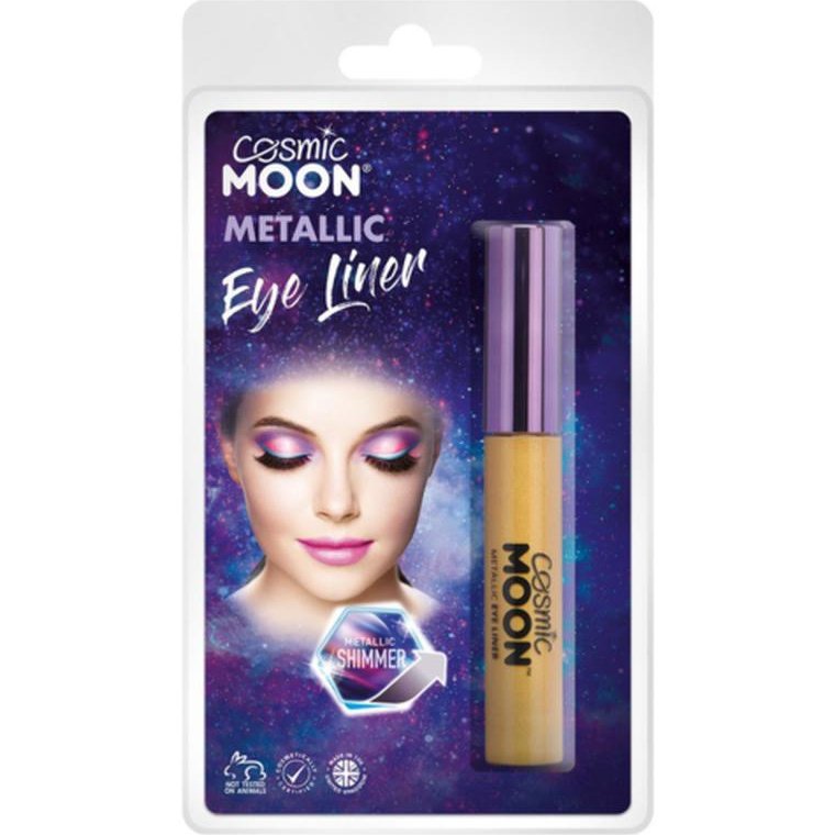Cosmic Moon Metallic Eye Liner, Gold, Glamshell-Make up and Special FX-Jokers Costume Mega Store