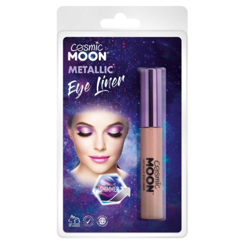 Cosmic Moon Metallic Eye Liner, Rose Gold, Clamshell-Make up and Special FX-Jokers Costume Mega Store