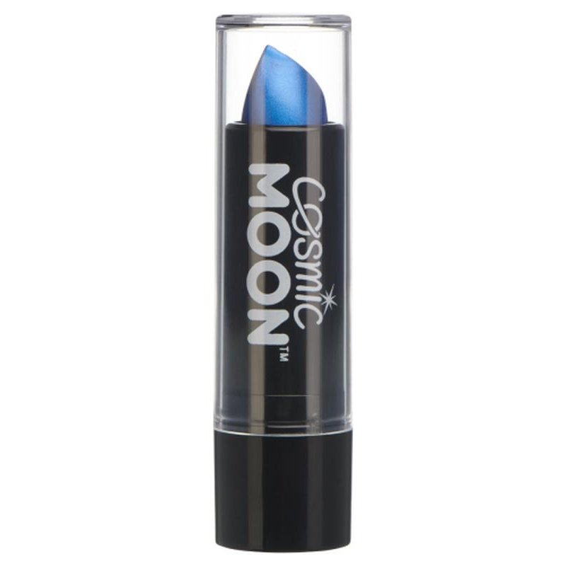 Cosmic Moon Metallic Lipstick, Blue-Make up and Special FX-Jokers Costume Mega Store