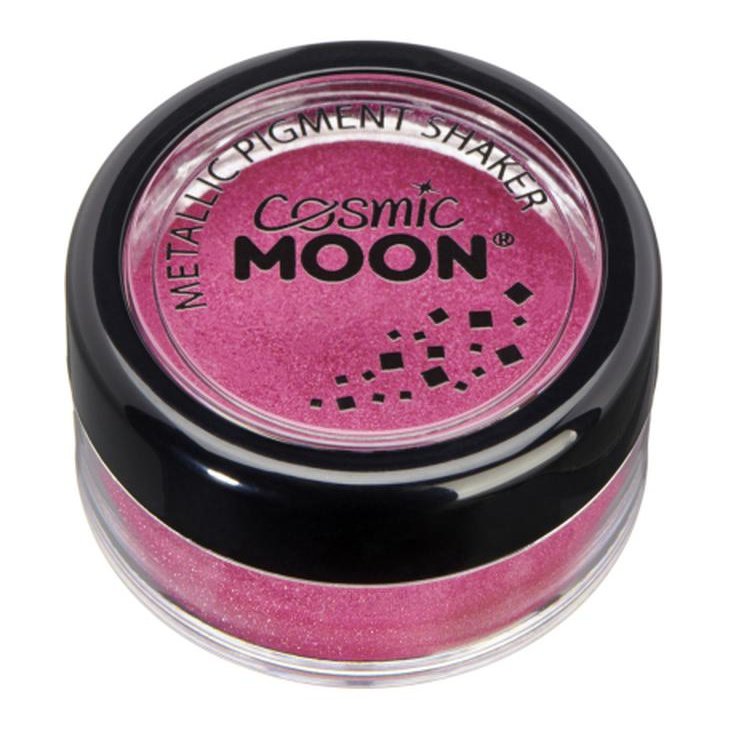 Cosmic Moon Metallic Pigment Shaker, Pink-Make up and Special FX-Jokers Costume Mega Store