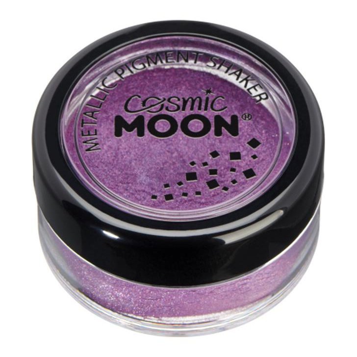 Cosmic Moon Metallic Pigment Shaker, Purple-Make up and Special FX-Jokers Costume Mega Store