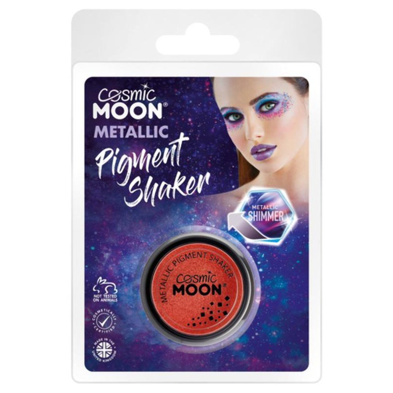 Cosmic Moon Metallic Pigment Shaker, Red, Clamshell-Make up and Special FX-Jokers Costume Mega Store