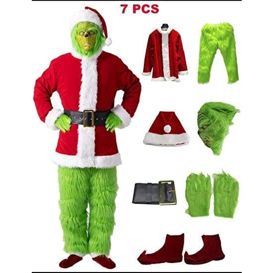 Cosplay Grinch Santa Costume (2022) - Jokers Costume Mega Store
