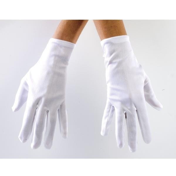 Costume Gloves White - Jokers Costume Mega Store
