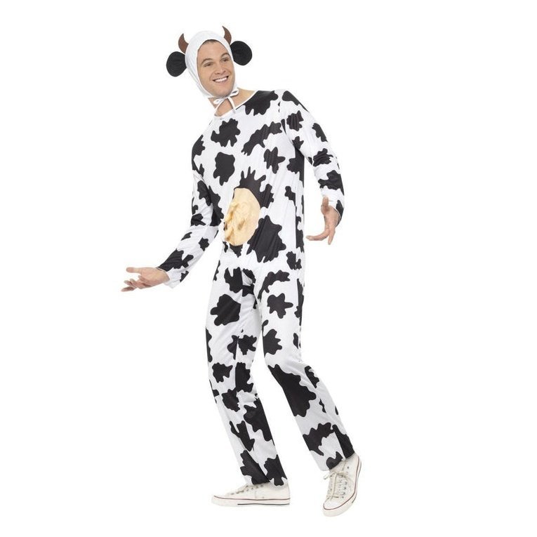 Cow Costume Includes Jumpsuit - Jokers Costume Mega Store