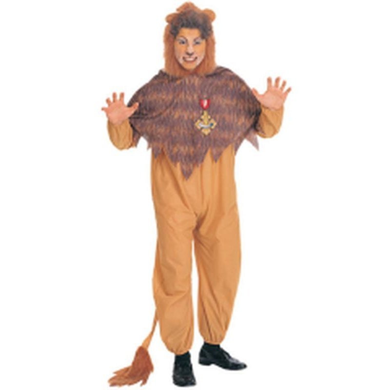 Cowardly Lion Adult Size Std - Jokers Costume Mega Store