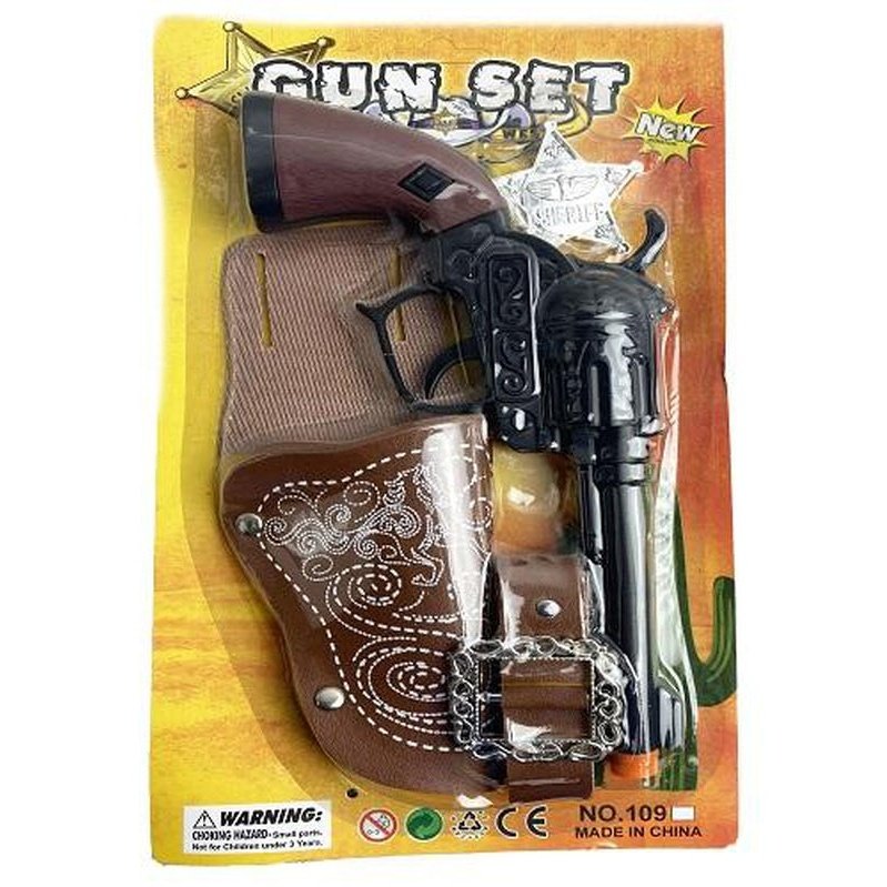Cowboy Black Gun Set - Jokers Costume Mega Store