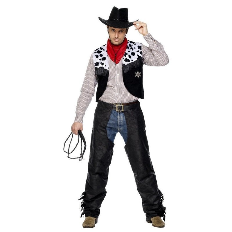 Cowboy Costume, Black - Jokers Costume Mega Store