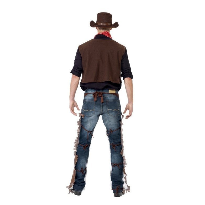 Cowboy Costume, Brown - Jokers Costume Mega Store