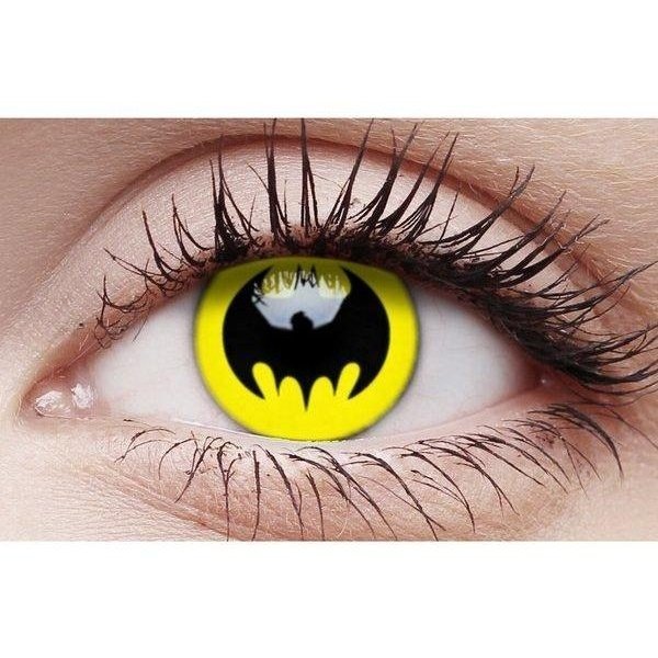 Crazy Lens Contacts - Bat Crusader - Jokers Costume Mega Store