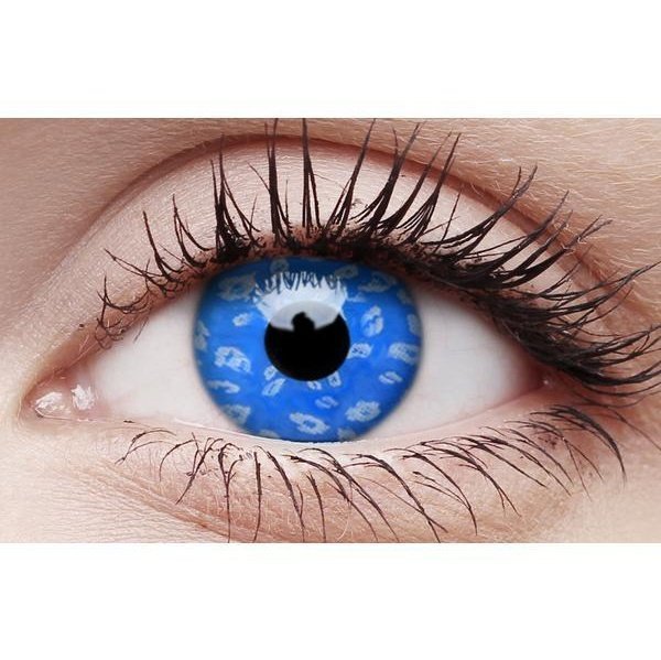 Crazy Lens Contacts - Blue Leopard - Jokers Costume Mega Store