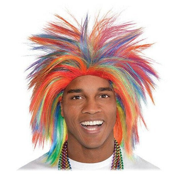 Crazy Wig Adult/Child Rainbow - Jokers Costume Mega Store