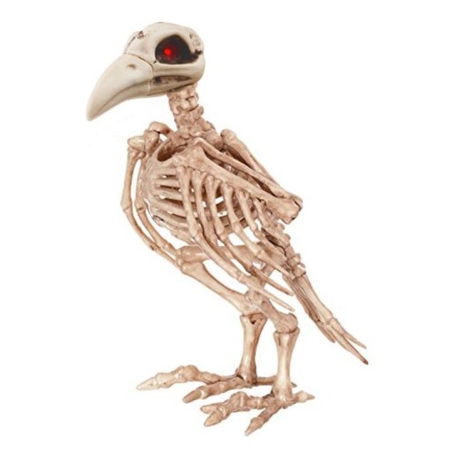 Crow w/ light up eye-Halloween Props and Decorations-Jokers Costume Mega Store